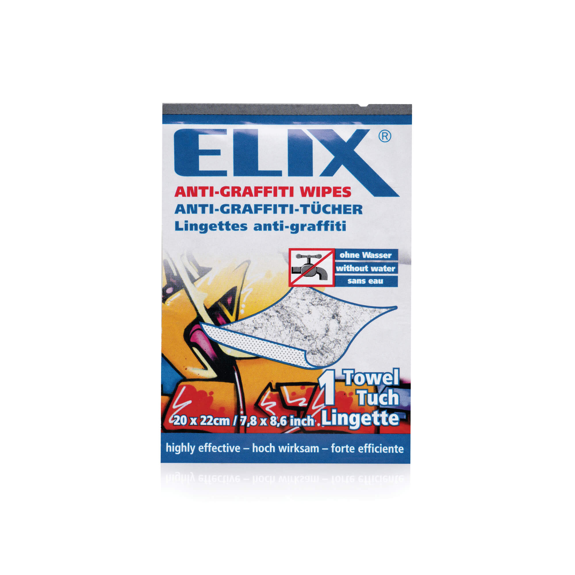 480.001 Elix Anti-Graffiti single wipes LR